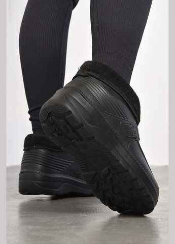 Калоші жіночі на хутрі чорного кольору Let's Shop (299764432)