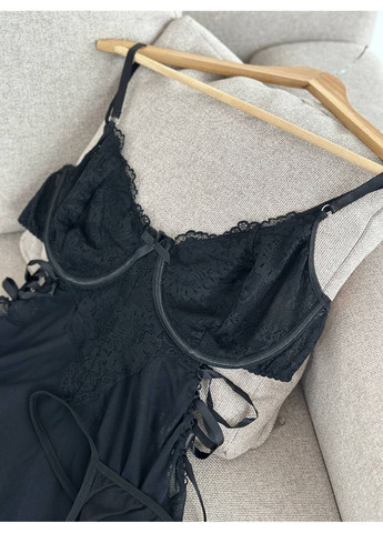 Пеньюар мереживний + трусики PLUS SIZE No Brand (368541240)