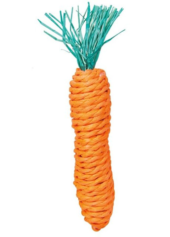 Іграшка для гризунів Морква+ Кукурудза 15 см Оранжевобежева Trixie (267726903)