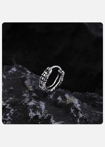 Серьги-кольца Vnox Gothic для мужчин и женщин из нержавеющей стали [VNOX-EH-646S02] VNOX No Brand (338624658)