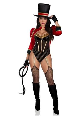 Костюм циркачки Leg Avenue Ravishing Ringmaster Bodysuit S No Brand (362453512)