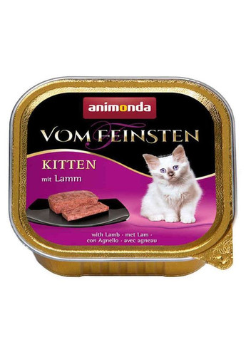 Вологий корм для кошенят Vom Feinsten Kitten Lamb 100г, з ягнятком Animonda (292114994)