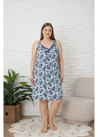 Віскозна сорочка з широкими бретельками Nicoletta (349444357)