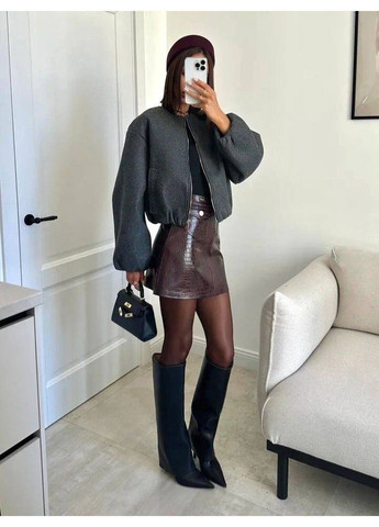 Жіночий кашеміровий бомбер Asi.Store.ua на блискавці (361998141)