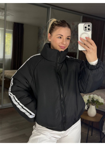 Черная зимняя ✨ женская водоотталкивающая куртка — замеры в описании ❄️ куртка-пальто GD/GL Модний простір