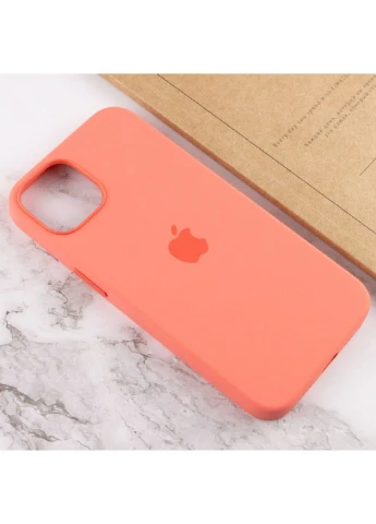 Чохол Silicone case (AAA) full with Magsafe and Animation для Apple iPhone 13 (6.1") Epik (390442950)