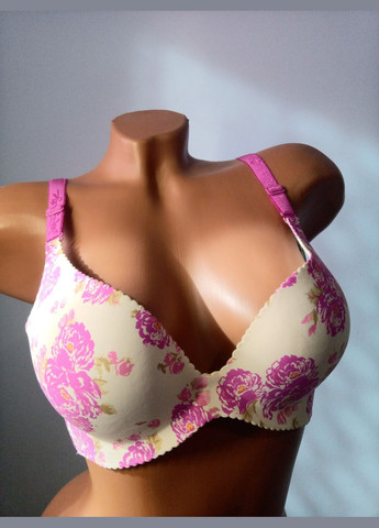 Малиновий бюстгальтер чашка в-с безшовний на коректорі Blue Rose