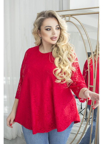 Яскраво-червона блуза Zemal