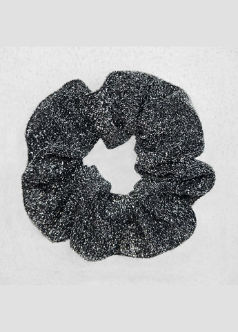 Набор резинок для волос - Скранчи - 3 резинки из люрекса и бархата черный InRed (306437379)