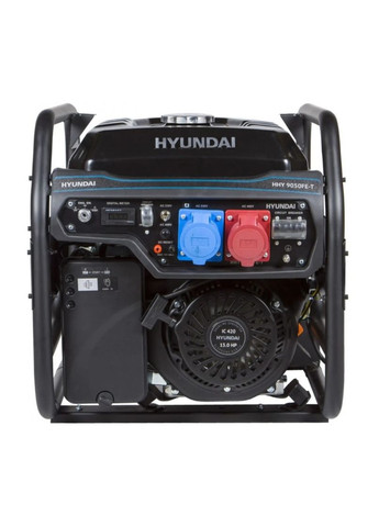 Бензиновый генератор HHY 9050FE-T (6.5 кВт, 50 Гц, 230/400 В, 25 л) электростартер одно/трехфазный (23148) Hyundai (295034694)
