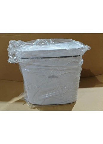Сенсорное овальное ведро для мусора Mixxus Flat-TC0109 9 л белое (MI7074) No Brand (400910565)