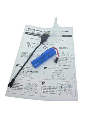 Машинка перевертун пар з труби керування рукою велика радіокерована трюкова з пультом всюдихід червона No Brand (294985829)