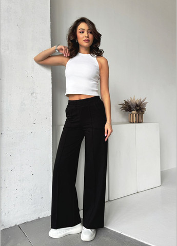 Виразні і ефектні штани-кюлоти з турецької двунитки InFashion Штани (322539627)