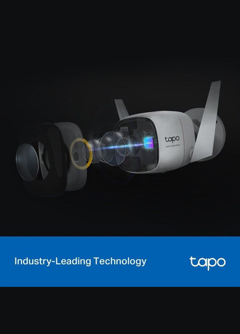 IP-Камера Tapo C325WB 4MP N300 microSD зовнішня ColorPro TP-Link (314745846)