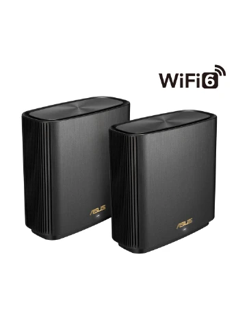 Система WiFi-Mesh ZenWiFi XT9 AX7800, 3xGE LAN, 1x2.5GE WAN, 1xUSB 3.2, 1 модуль, черный Asus (393517567)