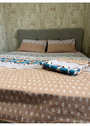 Комплект постельного белья евро размер No Brand мозаїка (370864798)