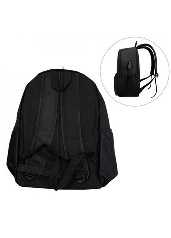 Рюкзак для подростка с подсветкой "Мальчик в наушниках" для школы с USB (90192-Black) No Brand (350349305)
