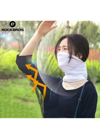 Rockbros универсальный баф,маска на лицо,балаклава цвет черный однотонный черный спортивный производство - Китай