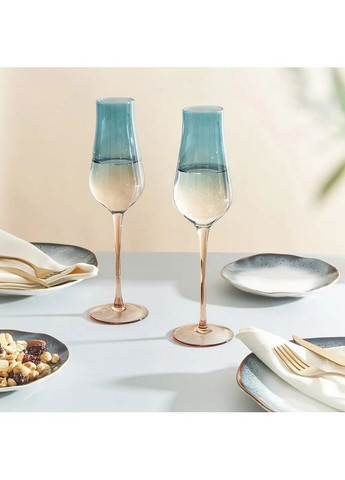 Набор бокалов для шампанского 2 шт 250 мл 13683 Fissman (367078752)