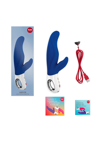 Кролик вибратор для точки А LADY BI синий Fun Factory (317256283)