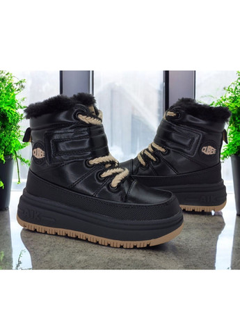 Черные зимние ботинки зимние Clibee