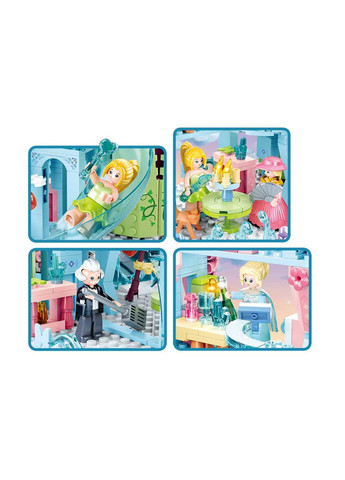 Конструктор для дівчинки замок, парк розваг, фігурки, 447 деталей M38-B0898 Sluban (325484274)