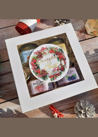 Дегустаційний оригінальний подарунковий набір крем-меду та горіхів. Царство Меду (330027653)