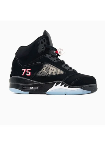 КРОСІВКИ ЖІНОЧІ NIKE AIR JORDAN 5 RETRO BLACK/BLUE НАЙК АІР ДЖОРДАН ЧОРНІ No Brand чорні демісезони (392006646)