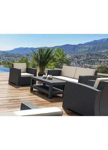 Крісло Monaco Lounge — елітне садове крісло під ротанг для терас та HoReCa Siesta (386645989)