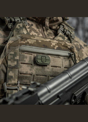Molle Patch Флаг Украины с гербом PVC Ranger Green M-TAC (315047670)