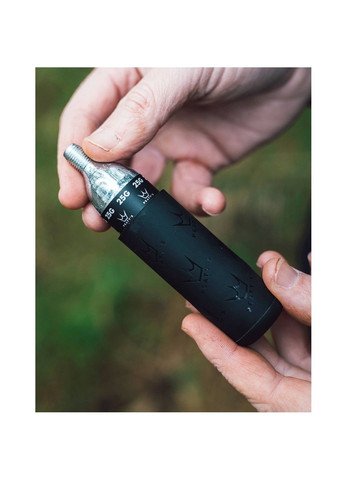 Насос Holeshot CO2 Tyre Inflator, MTB 25g, Red Peaty's (362946585)