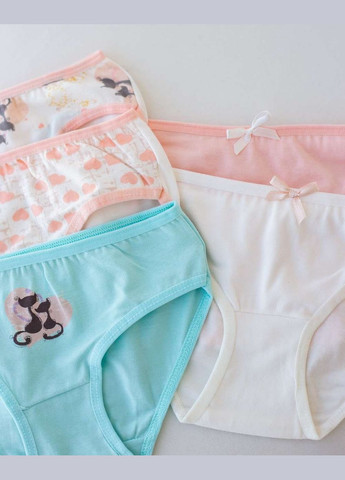 Трусики-тижневки для дівчаток, бавовняні, у наборі 5 шт Nicoletta Трусики (315006061)
