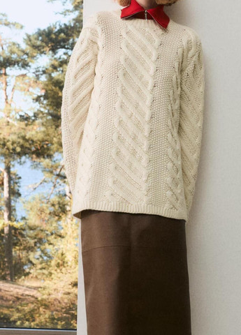 Кремовий демісезонний светр H&M