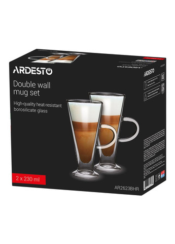 Набор чашек BHR 230 мл 2 шт (AR2623BHR) Ardesto (372613718)