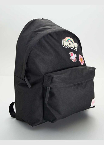 Рюкзак,чорний з принтом, Kiabi (314819092)