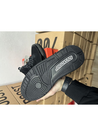 Чорні літні кросівки nike air jordan 3 black найк аір джордан No Brand