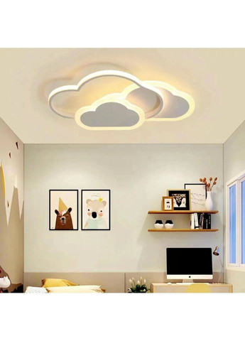 Люстра светодиодная потолочная LED светильник для квартиры на потолок лэд 27321 Белый 6х32х55 см. Sunnysky (335975466)