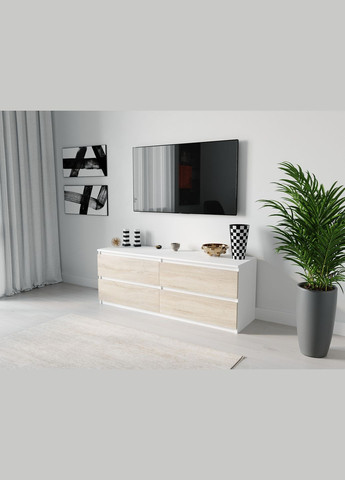 ТБ тумба ST-223 Ш1400/В530/Г400 Білий-Дуб сонома MORELI (313859650)