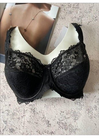 Чорний мереживний чорний бюстгальтер f Lanny Mode