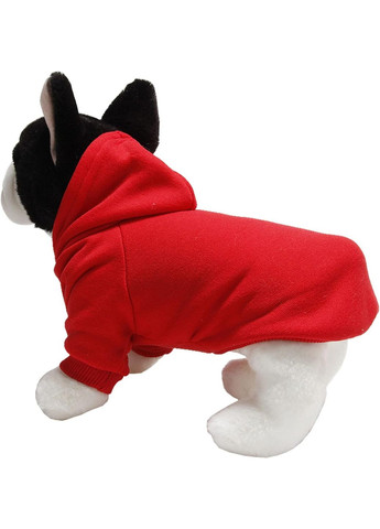 Худи для собак и котов Red M красное A: 26 см B: 34 см C: 26 см 7059 Ecotoys (276059553)