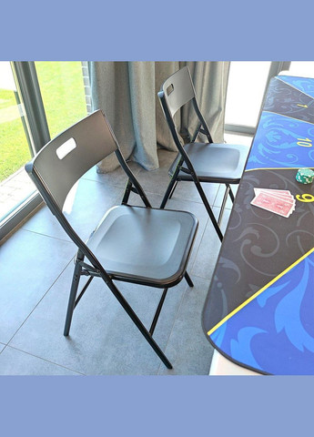 Складной стілець 46х42,5х86см Чорний SW-00001611 Sticker Wall (304263778)