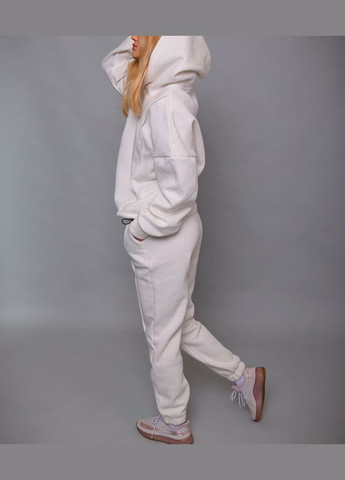 Женский теплый спортивный костюм с капюшоном, турецкая трехнитка на флисе No Brand (315408736)