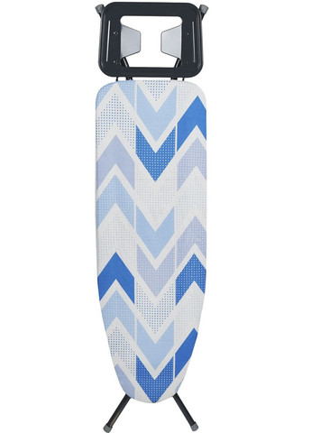 Гладильная доска NAVY 90 х 30 см металлизированная сетка Зигзаг голубой (EH9030S-3) EUROHOME (322127320)