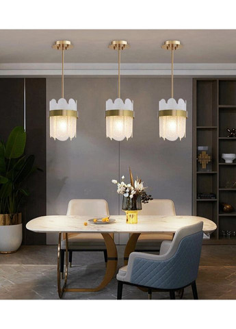 Люстра потолочная на 5 лампочек 27402 Латунь 35-70х20х20 см. Sunnysky (324396372)