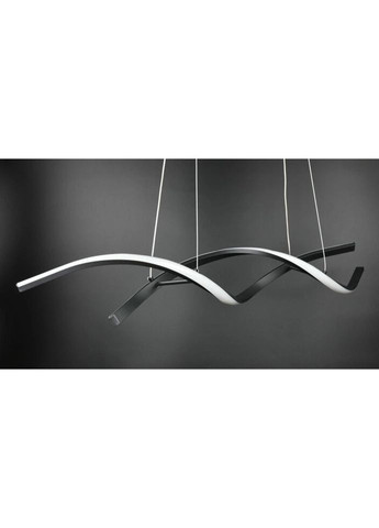 Люстра світлодіодна підвісна LED світильник для квартири на стелю ледве 26968 Чорний 25-100х14х103 см. Sunnysky (335975088)