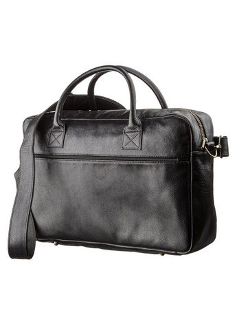 Чоловічий шкіряний портфель для ноутбука з кишенями через чорний плече (sku_19118) No Brand (328922829)