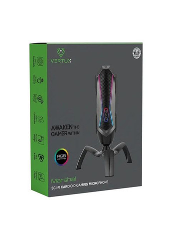 Мікрофон (marshal.black) VERTUX Marshal USB Black (356149730)