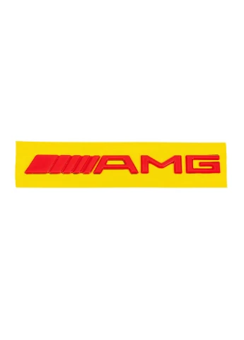 Шильдик AMG (20см, ABS, червоний) для Mercedes-Benz Davs Auto (392720990)