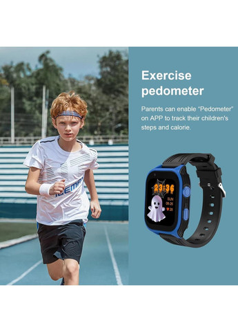 Дитячий 4G смарт годинник D8M з камерою, GPS і SIM на операційній системі Android з відеодзвінками і 2 ремінцями в комплекті Lemfo (369164721)