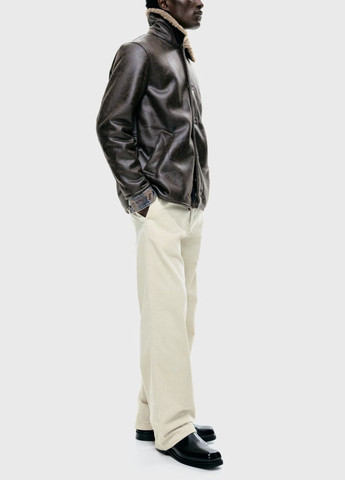 Темно-коричнева демісезонна куртка H&M